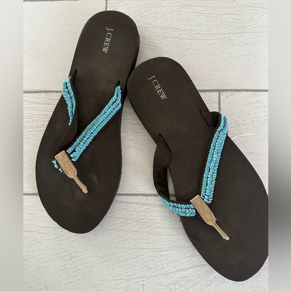 J Crew flip flops